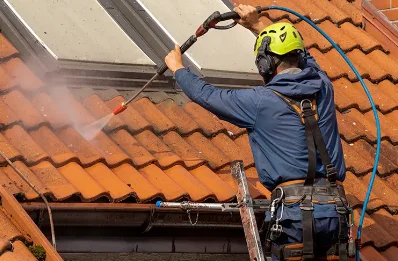 Démoussage et hydrofuge de toiture à Percey